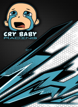 Load image into Gallery viewer, B1107 - Cry Baby Racing Pit Board Graphic
