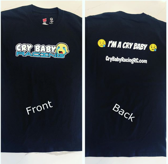 B1101 - Cry Baby Racing Shirt (Classic Logo)